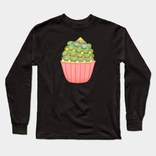 Cute christmas cupcake. Long Sleeve T-Shirt